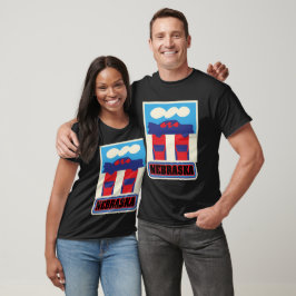 Camiseta EUA - Estados - NEBRASKA
