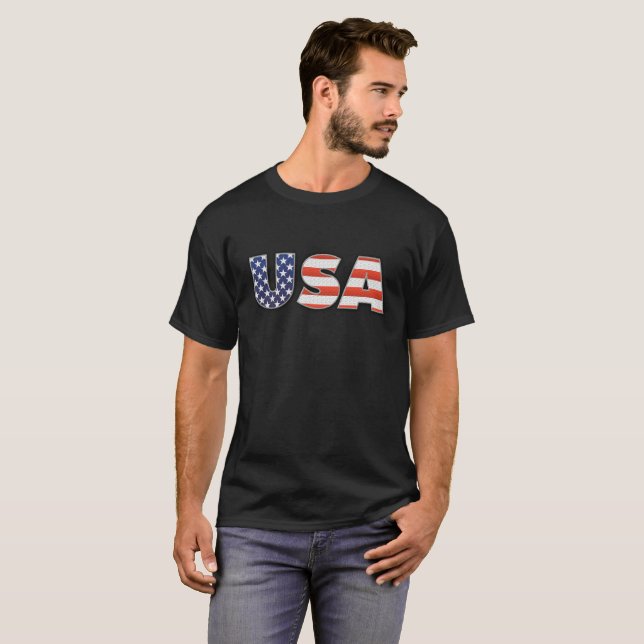 Camiseta EUA - Estados Unidos da América (Frente Completa)