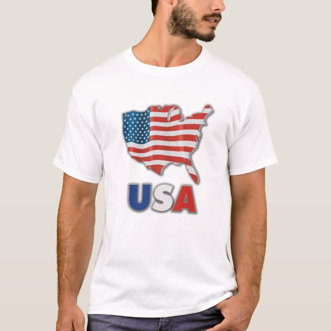 Camiseta EUA - Estados Unidos da América (Frente)