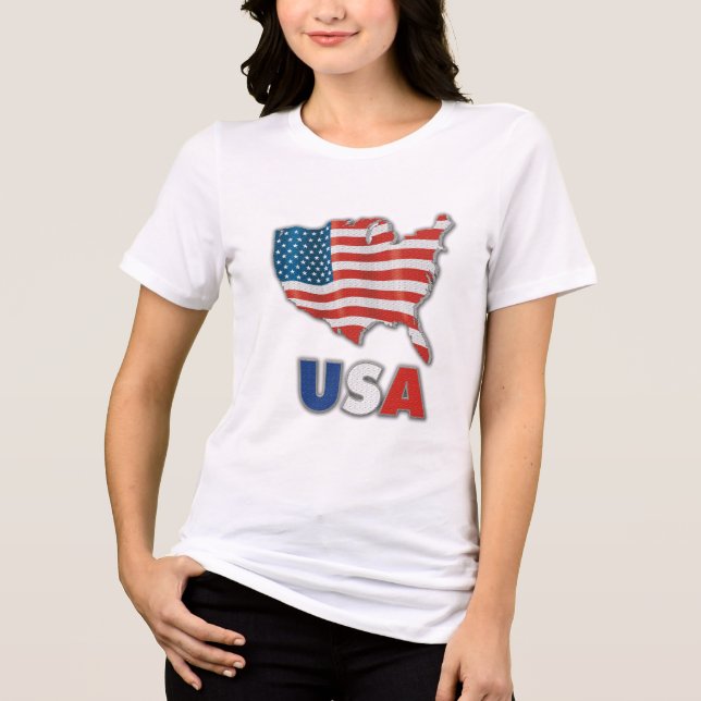 Camiseta EUA - Estados Unidos da América (Frente)