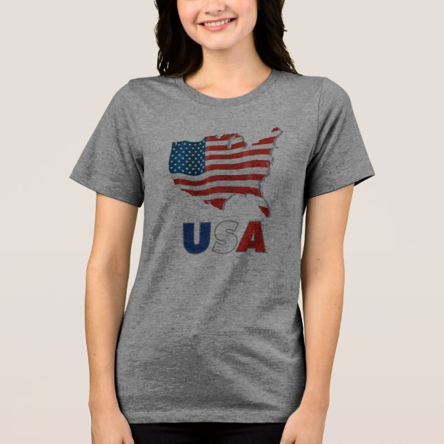 Camiseta EUA - Estados Unidos da América (Frente)