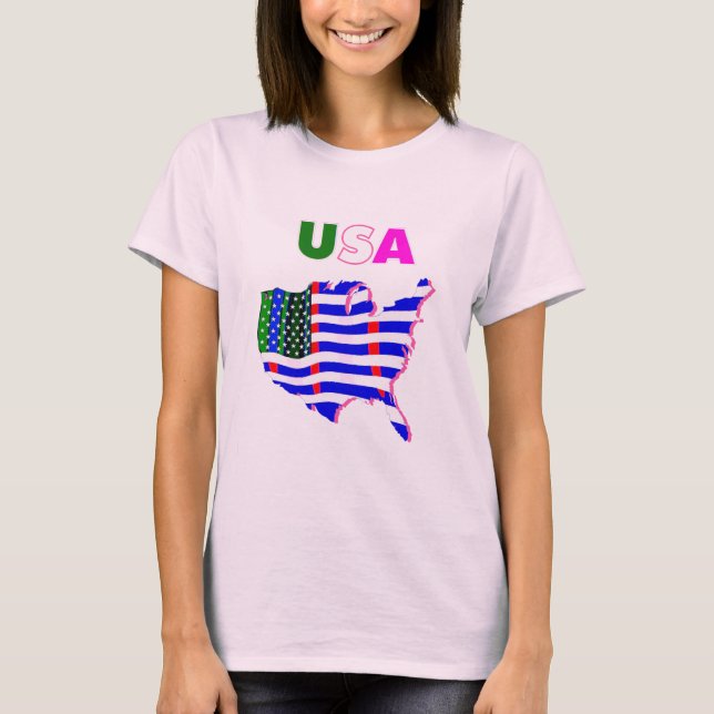 Camiseta EUA - Estados Unidos da América (Frente)