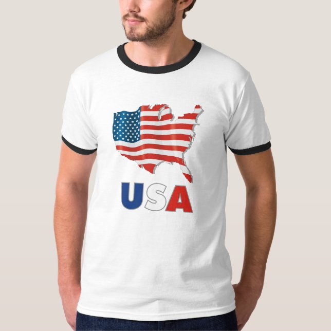Camiseta EUA - Estados Unidos da América (Frente)
