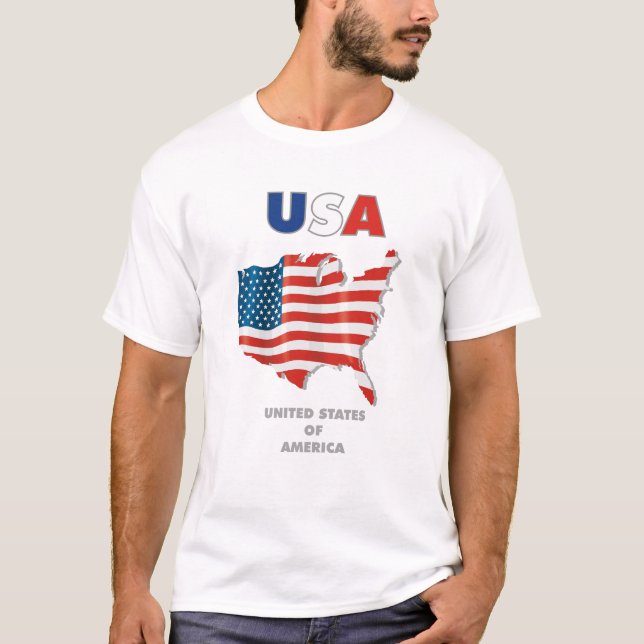 Camiseta EUA - Estados Unidos da América (Frente)