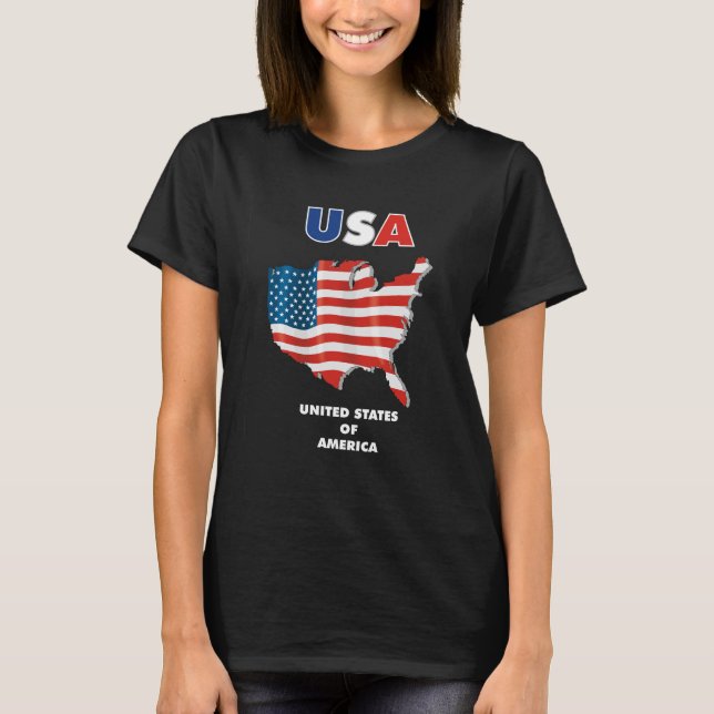 Camiseta EUA - Estados Unidos da América (Frente)