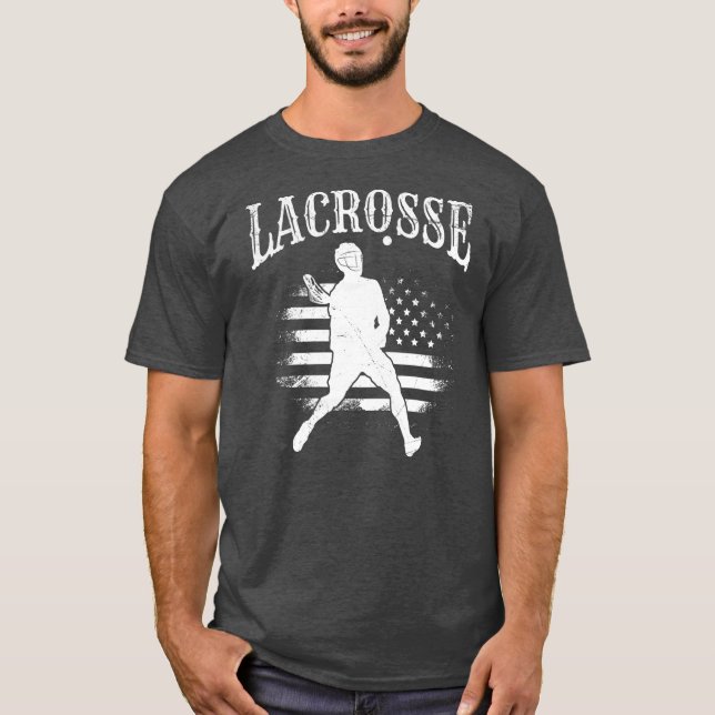 Camiseta EUA, EUA, Lacrosse  (Frente)