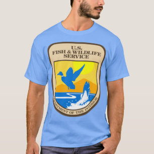 Camiseta Eua Fish amp Wildlife Service Wild Game Fish Hun