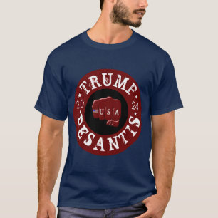 Camiseta EUA Fist Tattoo Trump DeSantis 2024