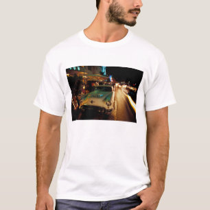 Camiseta EUA, FL, Miami, South Beach à noite. 2