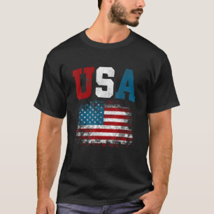 Camiseta EUA Flag American Flag United States of America 4t