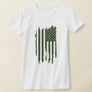 Camiseta EUA Flag American Vintage u.s.a Shirt Design