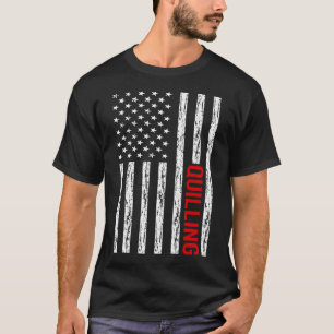 Camiseta EUA Flag Quilling