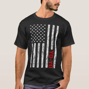 Camiseta EUA Flag YoYo Yo-Yo YoYo