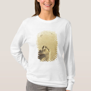 Camiseta EUA, Havaí, Maui, Praia de Makena, Pegada e