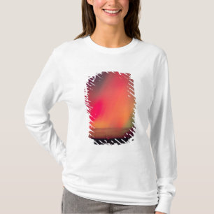 Camiseta EUA, Idaho. Aurora boreal, luzes do norte em