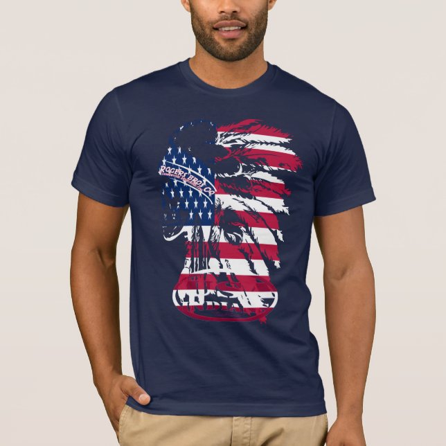 Camiseta EUA indianos por bros de rogers (Frente)