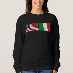 Camiseta EUA Itália Bandeira Italiana American Flags Italia