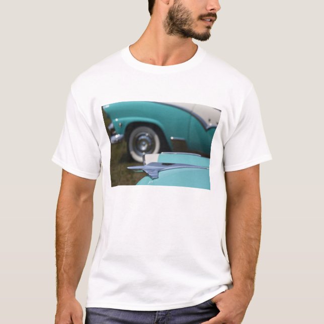 Camiseta EUA, Massachusetts, Gloucester. Ford da era de 195 (Frente)