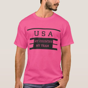 Camiseta EUA Meu País MEU time