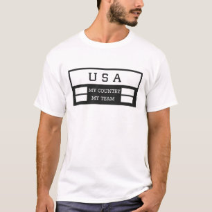 Camiseta EUA Meu País MEU time