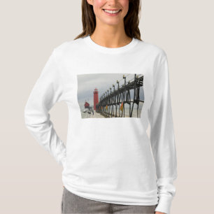 Camiseta EUA, Michigan, Costa do Lago Michigan, Grand Haven