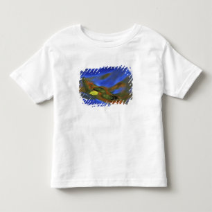 Camiseta EUA, Michigan, Upper Peninsula, folha de bétula em