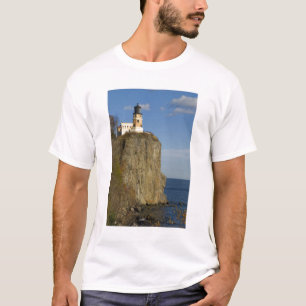 Camiseta EUA, Minnesota. Farol Split Rock no Lago