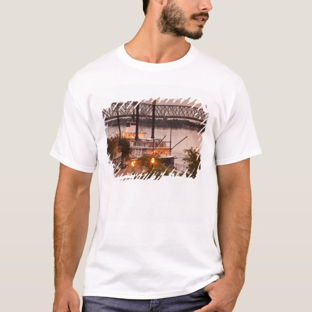 Camiseta EUA, Mississippi, Natchez. Natchez Sob o (Frente)
