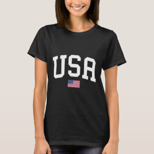 Camiseta EUA Mulheres Homens Crianças Bandeira Ame