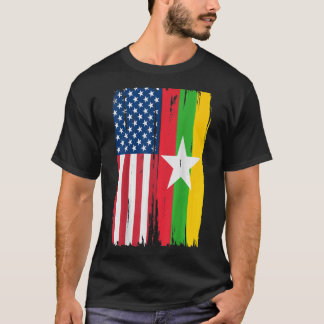 Camiseta EUA Myanmar Flag TShirt304