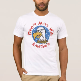 Camiseta EUA-Não Mess com a América