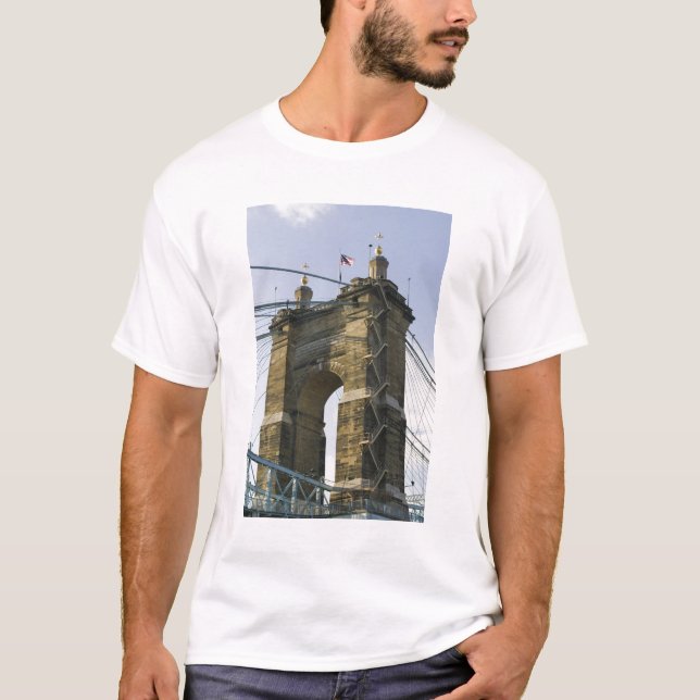 Camiseta EUA, Ohio, Cincinnati: Suspensão de Roebling (Frente)