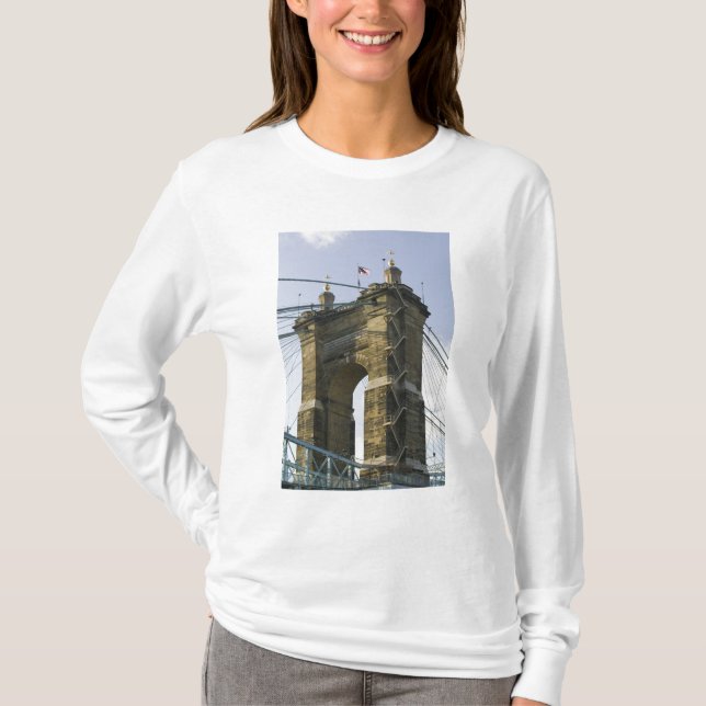 Camiseta EUA, Ohio, Cincinnati: Suspensão Roebling (Frente)