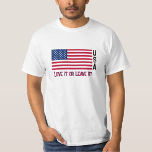 Camiseta EUA Patriota, Camisa da Bandeira American