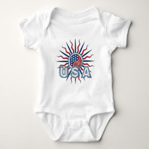 Camiseta EUA Starburst Yin Yang