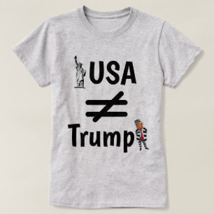 Camiseta EUA/t-shirt do trunfo