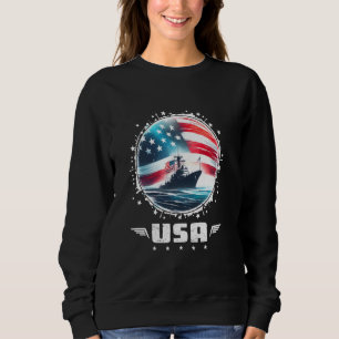 Camiseta EUA T Shirt Patriotic American Flag Design para Ju
