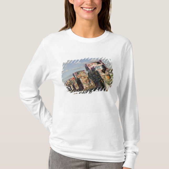 Camiseta EUA, TEXAS, Área de Panhandle, Amarillo: Cadillac (Frente)