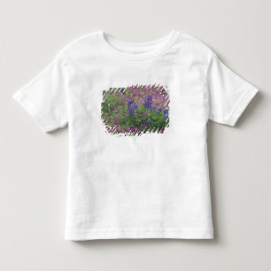 Camiseta EUA, Texas Hill Country. Bluebonnets entre phlox