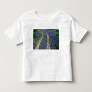 Camiseta EUA, Texas, perto de Marble Falls, trilhas em azul