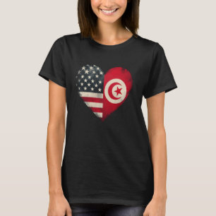Camiseta EUA Tunísia Heart Dual Citiania
