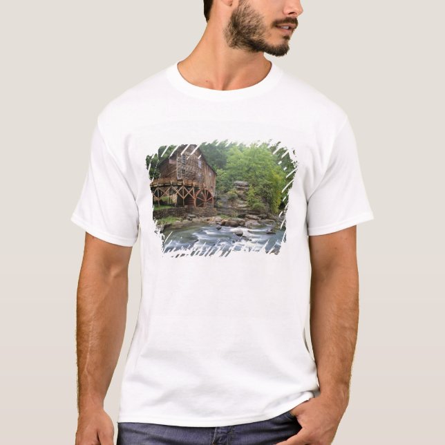 Camiseta EUA, Virgínia Ocidental, Babcock SP. Rustic Glade (Frente)
