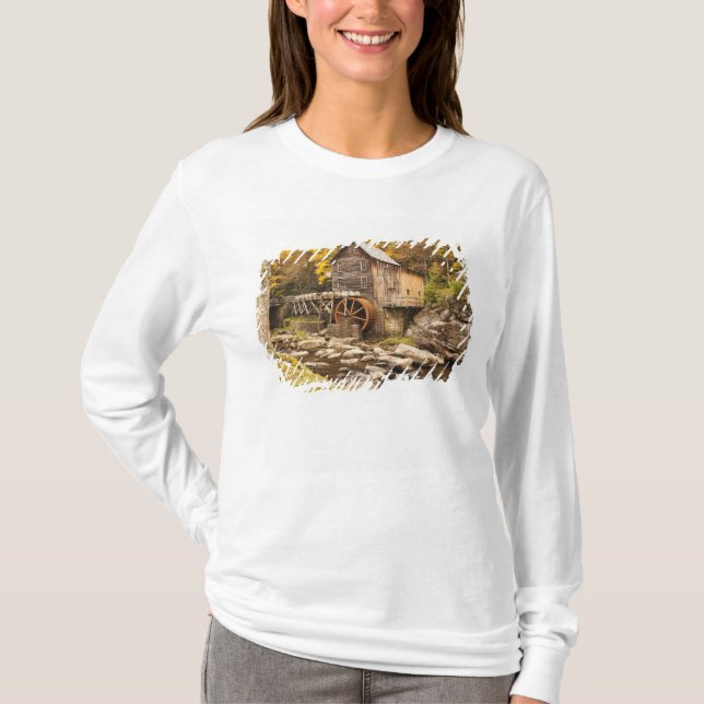 Camiseta EUA, Virgínia Ocidental, Clifftop. Babcock State 2 (Frente)