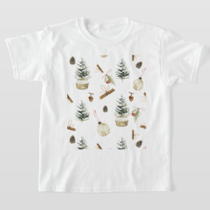 Camiseta Eucalyptus Acorns Christmas