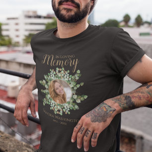 Camiseta Eucalyptus Photo Memorial T Shirt Personalizado