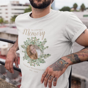 Camiseta Eucalyptus Photo Memorial T Shirt Personalizado