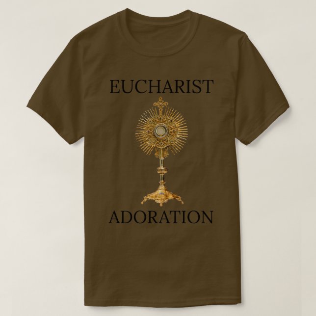 Camiseta Eucharist Adoration 2 (Frente do Design)