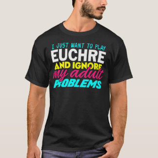 Camiseta Euchre Funny Premium