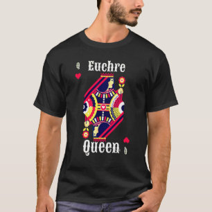 Camiseta Euchre Queen Euchre Card Game