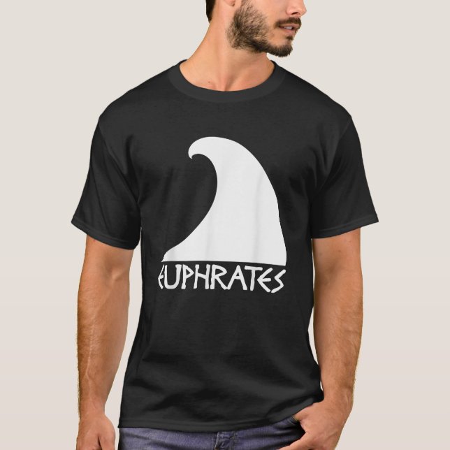Camiseta Eufrates Rio Turquia Iraque Síria Potamo (Frente)